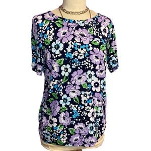 Adorable Floral Print Top